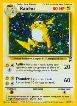 Raichu card image