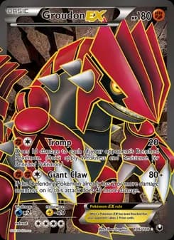 Groudon-EX Pokémon card