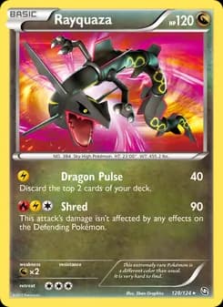 Rayquaza Pokémon card