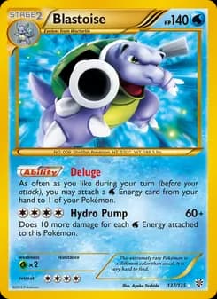 Blastoise Pokémon card