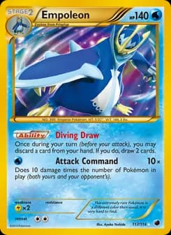 Empoleon Pokémon card