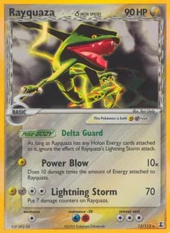 Rayquaza δ card image