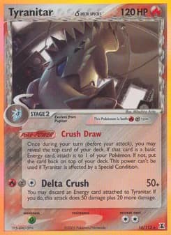 Tyranitar δ card image