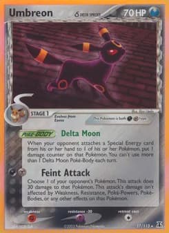 Umbreon δ card image