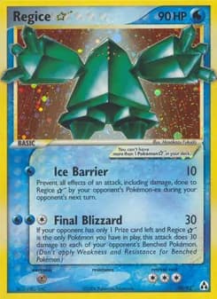 Regice ☆ card image