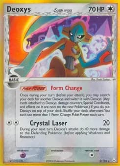 Deoxys δ card image