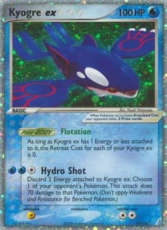 Kyogre ex card image
