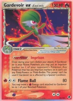 Gardevoir ex δ card image