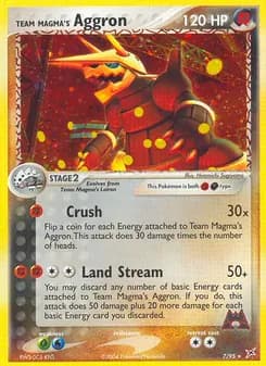 Team Magma's Aggron card image