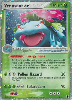 Venusaur ex card image