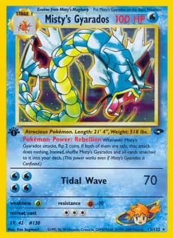 Misty's Gyarados card image