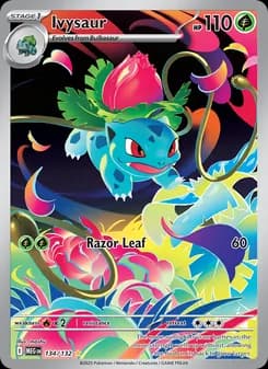 Ivysaur Pokémon card
