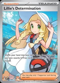 Lillie's Determination Pokémon card