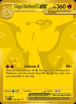 Mega Charizard X ex Pokémon card