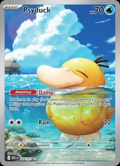 Psyduck Pokémon card