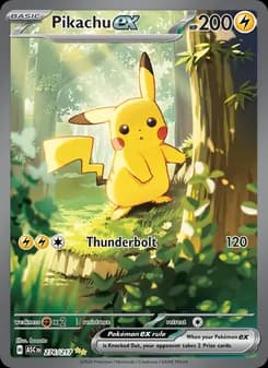 Pikachu ex Pokémon card