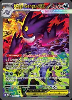 Mega Gengar ex Pokémon card