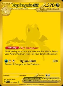 Mega Dragonite ex Pokémon card