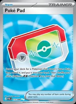 Poké Pad Pokémon card