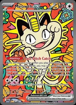 Meowth ex card image