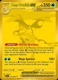 Mega Greninja ex Pokémon card