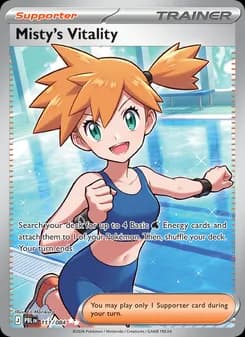 Misty's Vitality Pokémon card