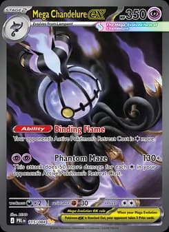 Mega Chandelure ex card image