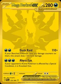 Mega Darkrai ex Pokémon card