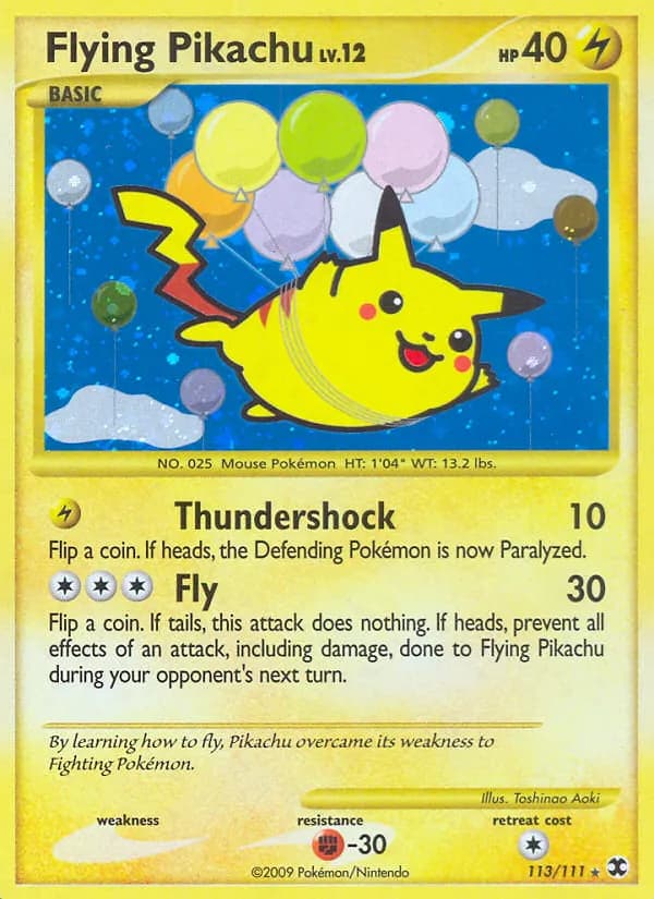 Pikachu card image