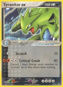 Tyranitar ex card image