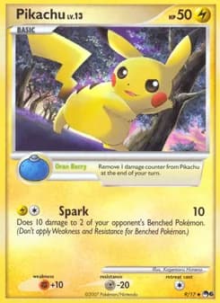 Pikachu card image