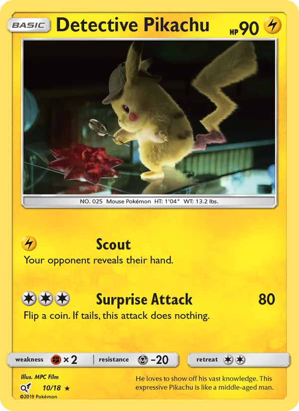 Pikachu card image