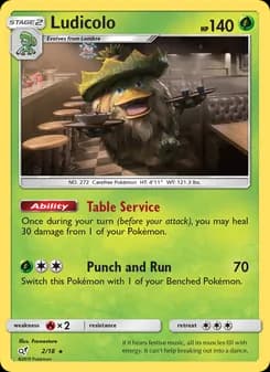 Ludicolo card image