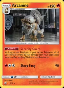 Arcanine card image