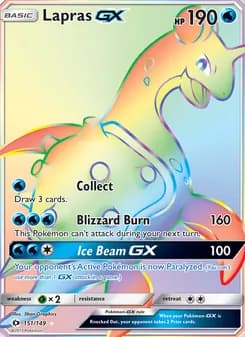 Lapras GX card image