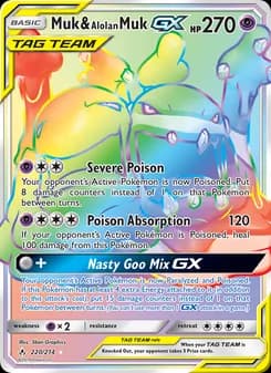 Muk & Alolan Muk GX card image