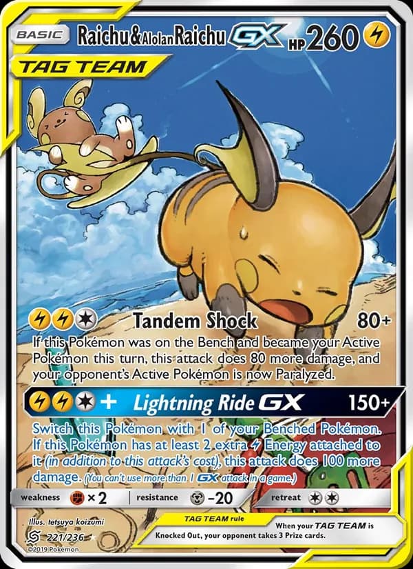 Raichu card image
