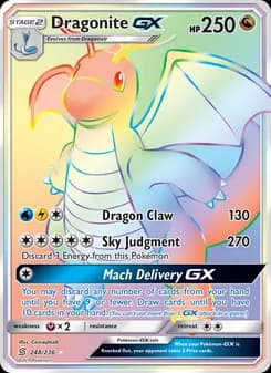 Dragonite GX card image