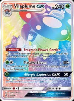 Vileplume GX card image