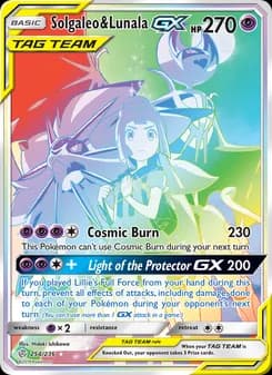 Solgaleo & Lunala GX card image