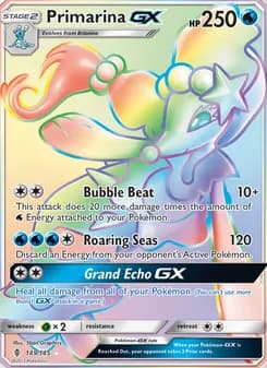 Primarina GX card image