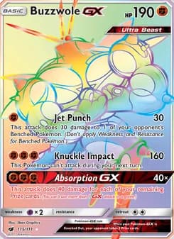 Buzzwole GX card image