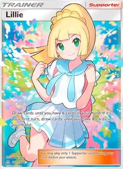 Lillie Pokémon card