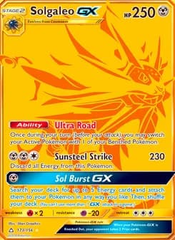 Solgaleo GX card image
