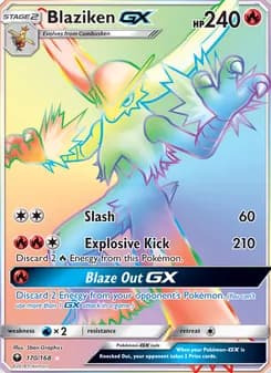Blaziken GX card image