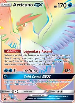 Articuno GX card image