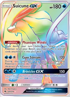 Suicune GX card image