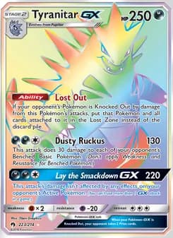 Tyranitar GX card image