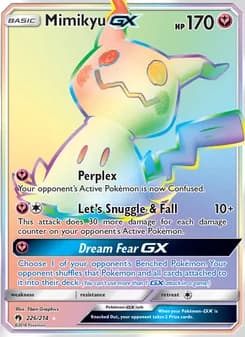 Mimikyu GX Pokémon card