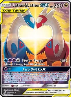 Latias & Latios GX Pokémon card